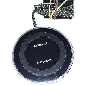 Samsung Fast Charge Qi Wireless Charging Pad Black EP-PN920 w/ Cable Tested VGUC